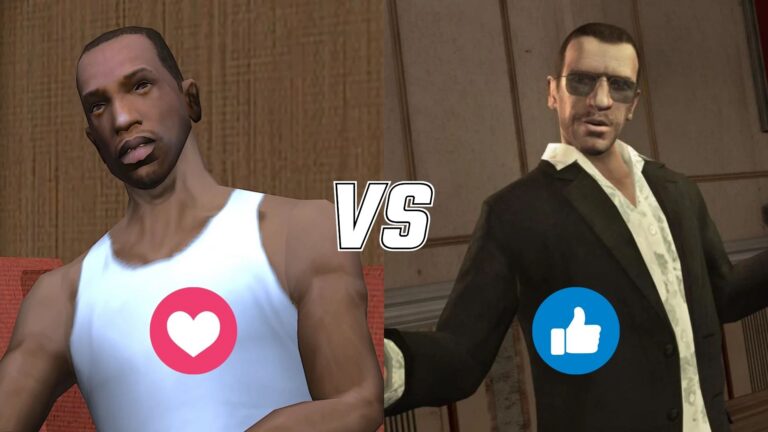 Sondage : tu préfères Carl Johnson (GTA San Andreas) ou Niko Bellic (GTA IV) ?