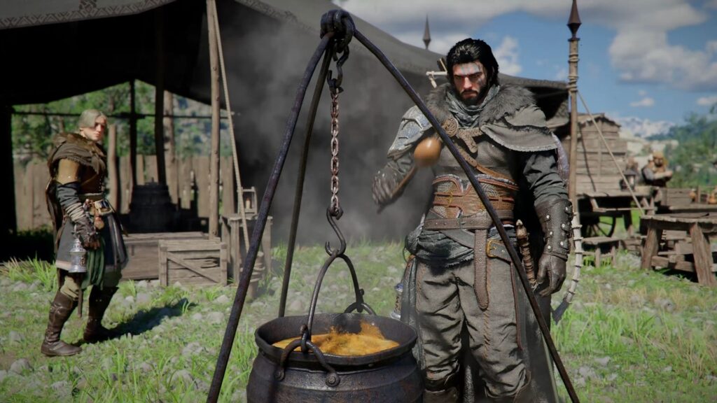 Crimson Desert dévoile son camp et ses activités façon Red Dead Redemption 2