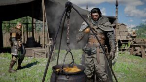 Crimson Desert dévoile son camp et ses activités façon Red Dead Redemption 2