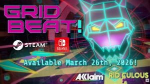 GRIDbeat! impose de combattre en rythme et sort le 26 mars 2026