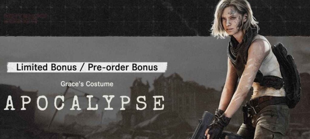 Le costume Apocalypse de Grace récompense les précommandes