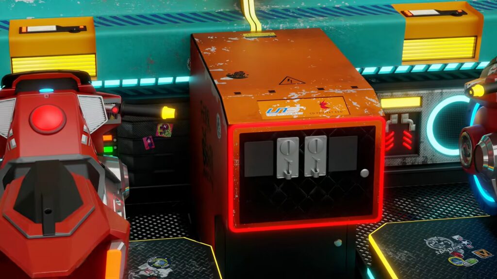 Cyberpunk 2077 : Chrome Rush, un combat racer en salle d'arcade avec une borne grandeur nature