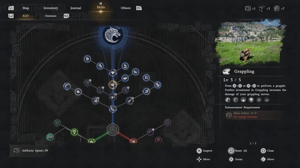 Le guide des compétences et des Artéfacts de l'Abysse pour optimiser la progression de Kliff dans Crimson Desert