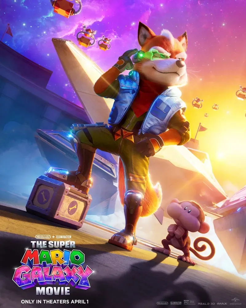 Fox McCloud rejoint l'univers de Super Mario Galaxy Le Film avec surprise