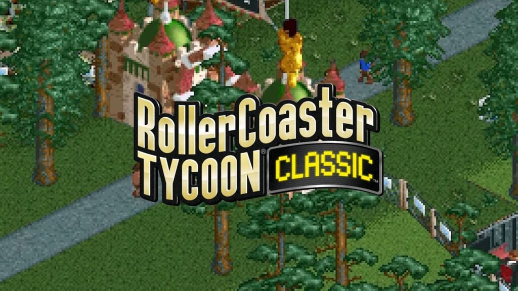 RollerCoaster Tycoon Classic débarque sur PS5 et Xbox Series avec ses 95 scénarios et ses trois extensions