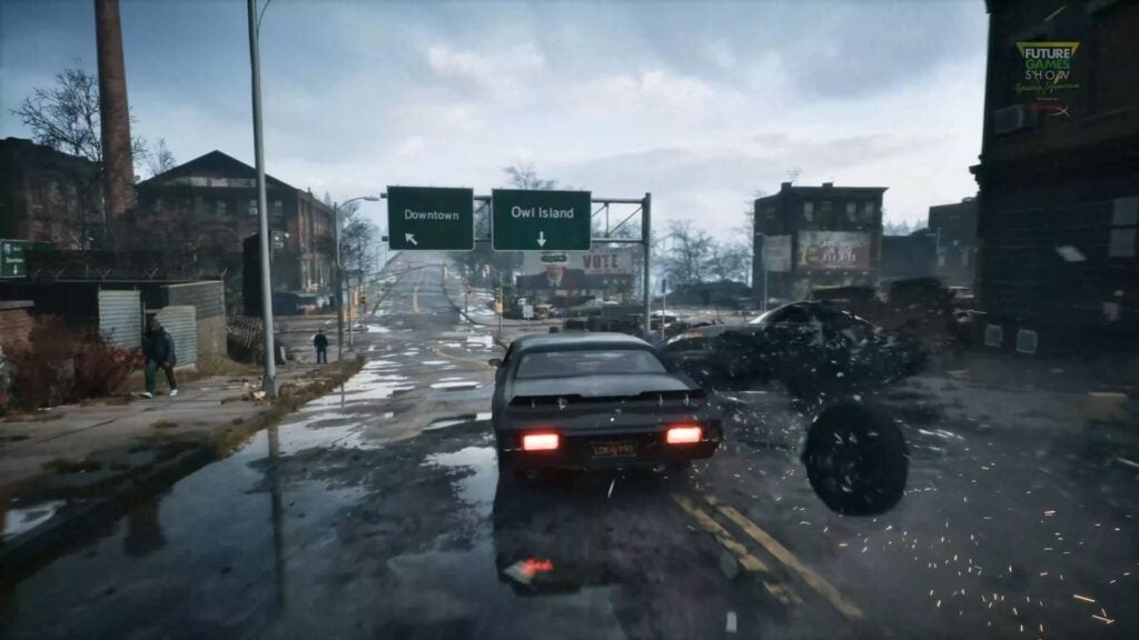 Un gameplay en voiture lourd, imprécis mais avec du caractère