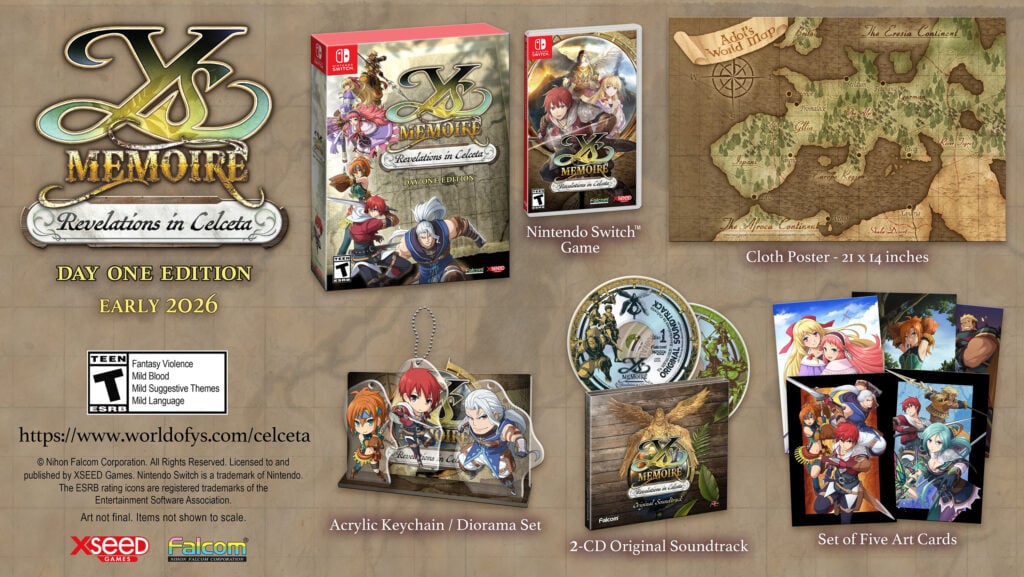 La date de sortie de Ys Memoire: Revelations in Celceta fixée au 28 avril 2026