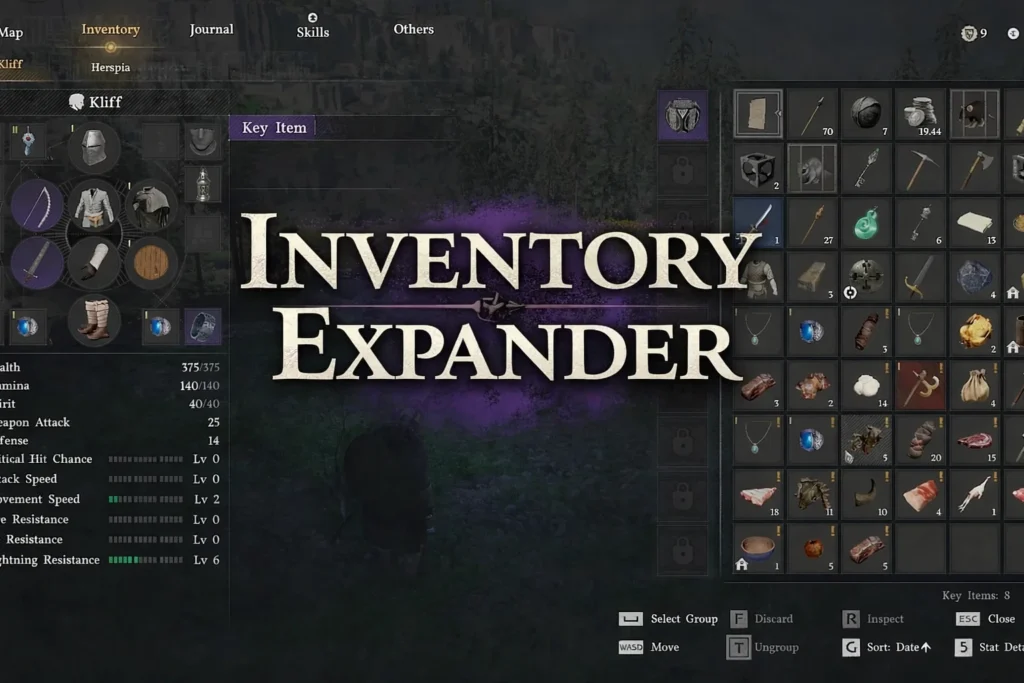 Inventory Expander fait passer l'inventaire à 180 emplacements dès le lancement
