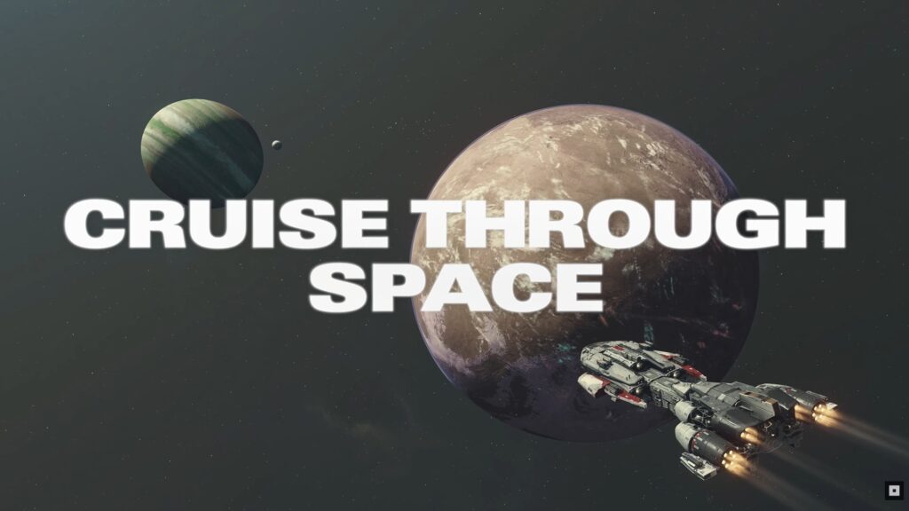 Le mode Croisière transforme le voyage interplanétaire en exploration libre et immersive