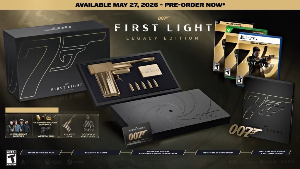 L'édition Legacy embarque une réplique du Golden Gun avec compartiment secret