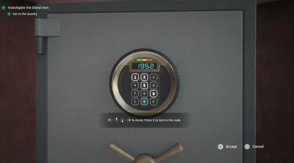 Manager's Office Safe Code 1952 In All The Time In The World (Chapter 8)