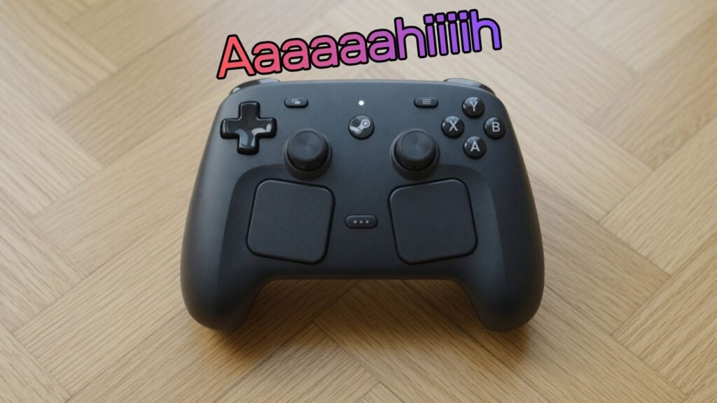 La manette Steam Controller crie quand elle tombe (easter egg)