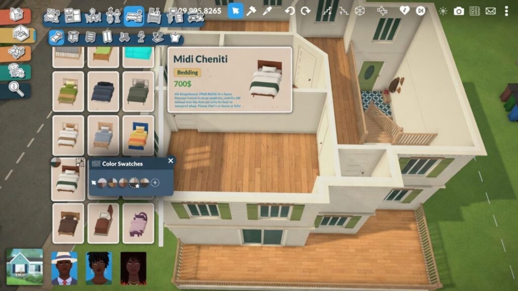 Un mode construction puissant mais une bibliothèque encore limitée