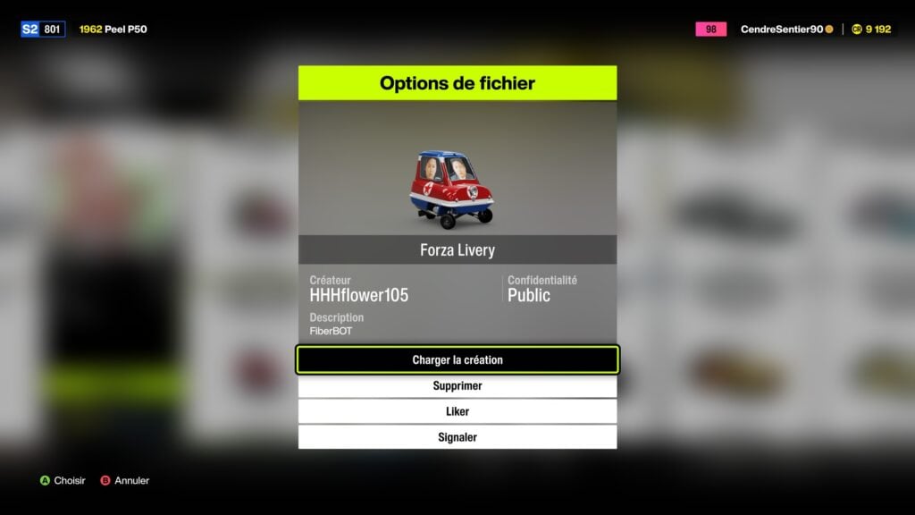 Comment avoir la même Peel P50 nord-coréenne dans Forza Horizon 6 ?