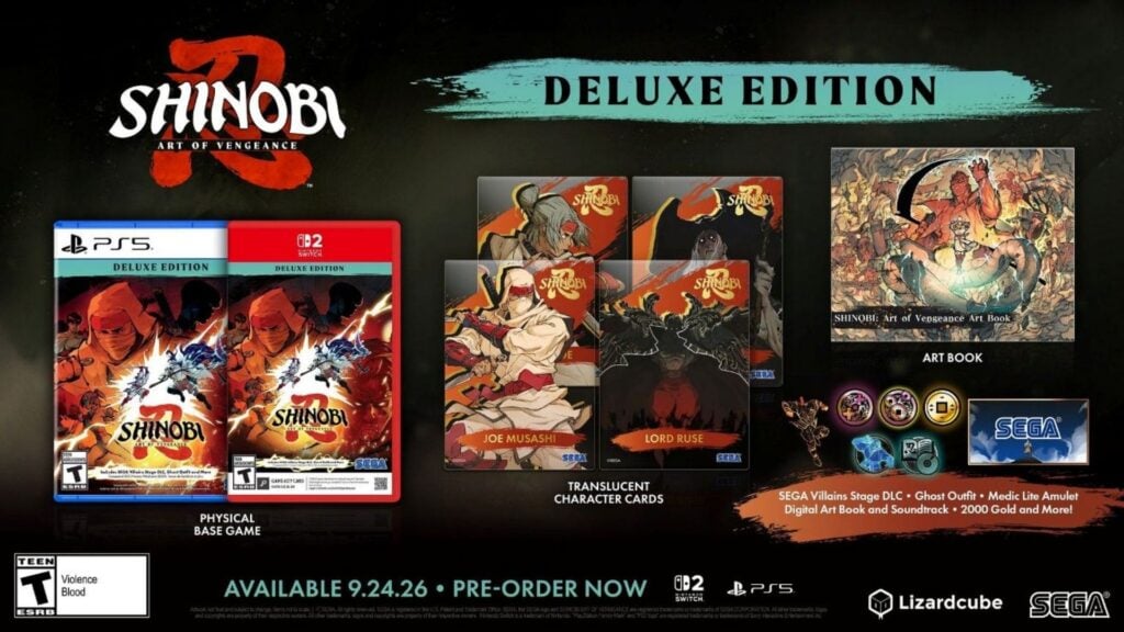 SHINOBI: Art of Vengeance annonce une bonne nouvelle aux joueurs Switch 2